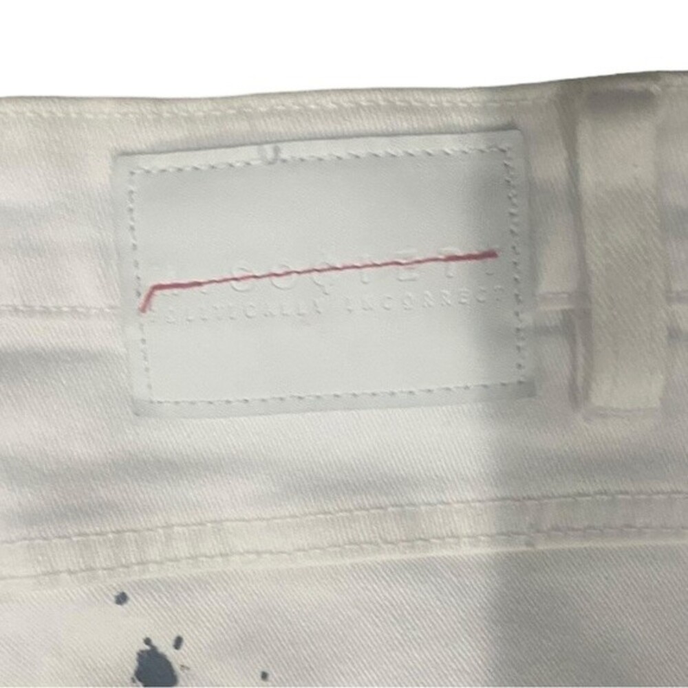M.Society Politically Incorrect White/Black Paint Stain Skinny Jeans -size 30X30 - Picture 4 of 5